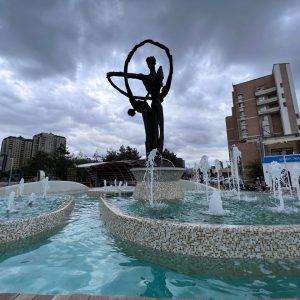 Фонтаны в Астане — монтаж оборудования